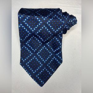 Express necktie black Blue Silk Tie